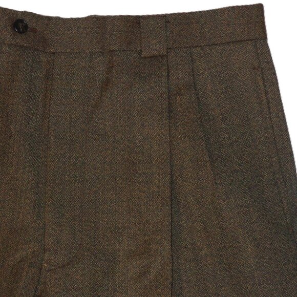 Joseph Abboud Slim Fit Wool Dress Pants Brown Melange 32.5" Inseam Men's - Picture 1 of 5